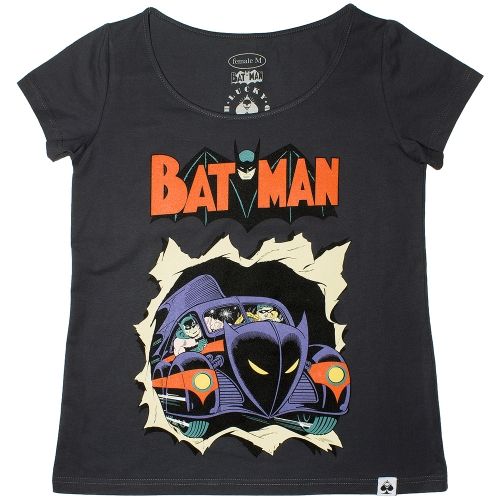 Women's T-shirt Batman: gray